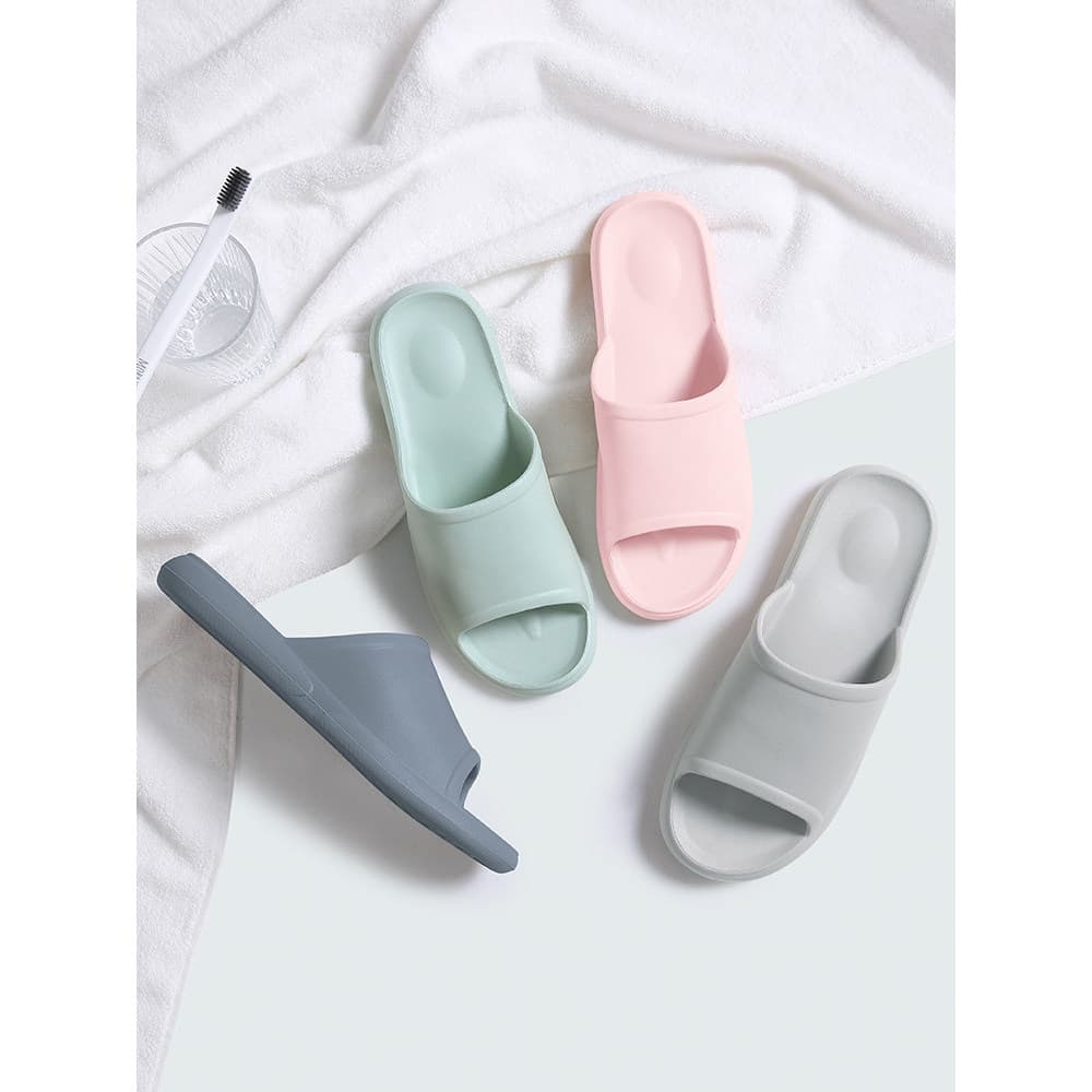 Park West casa chinelos feminino verão antiderrapante sapatos de massagem de sola grossa casais domésticos Hotel banho b