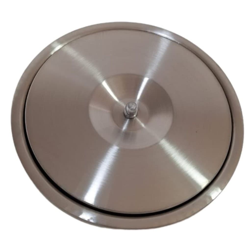 Lixeira De Embutir No Granito Inox 8l Tampa Escovada 25x30