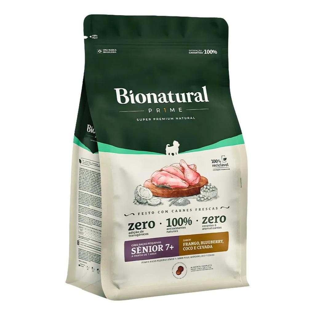 Ração Special Dog Bionatural Prime Sênior 7+ Raças Pequenas 15kg Frango