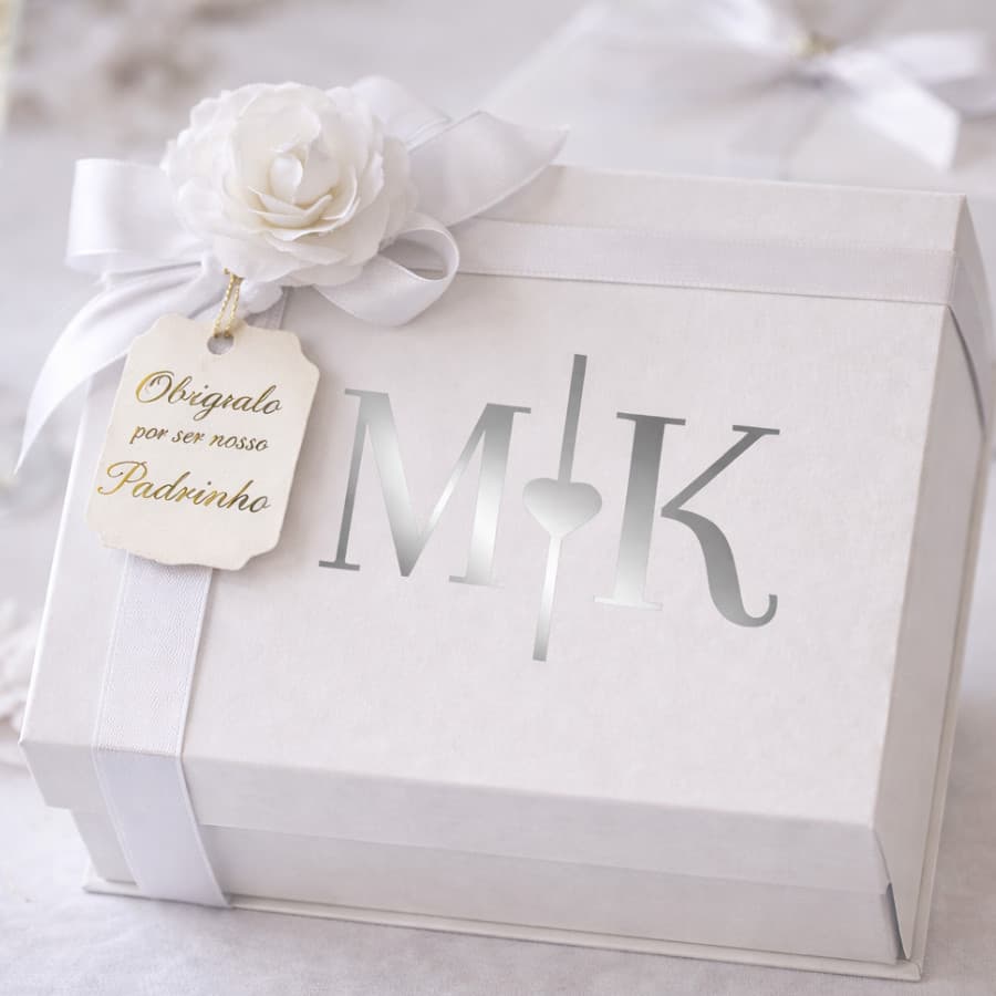 Adesivo Monograma  Personalizado de Transferência Metalizado Prata Casamento  Lembrançinhas