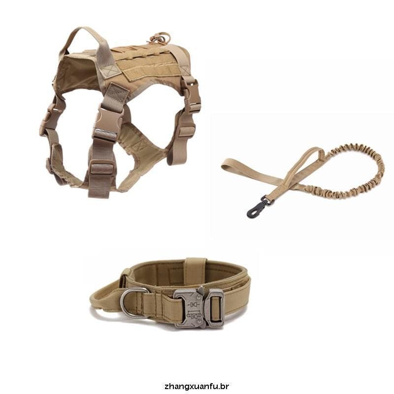 Tático De Serviço Colete Respirável Cachorro Militar Arreios De Roupas Treinamento Ajustável De Caça Molle Táticos