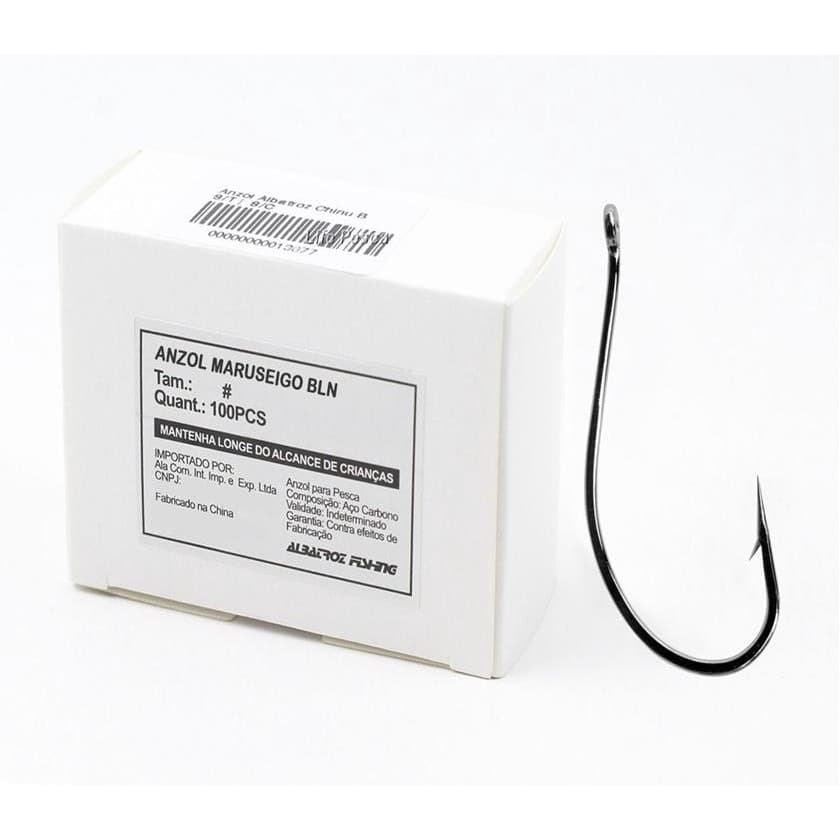 Anzol  Maruseigo Albatroz Black  Pesca Nº  14- 100 Pecas