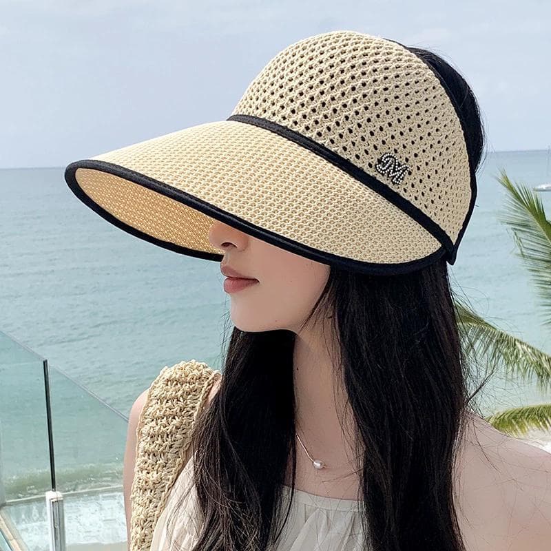 Verão de meia-idade idosos chapéu senhoras mãe chapéu de sol capa rosto protetor solar respirável estilo fino aba grande