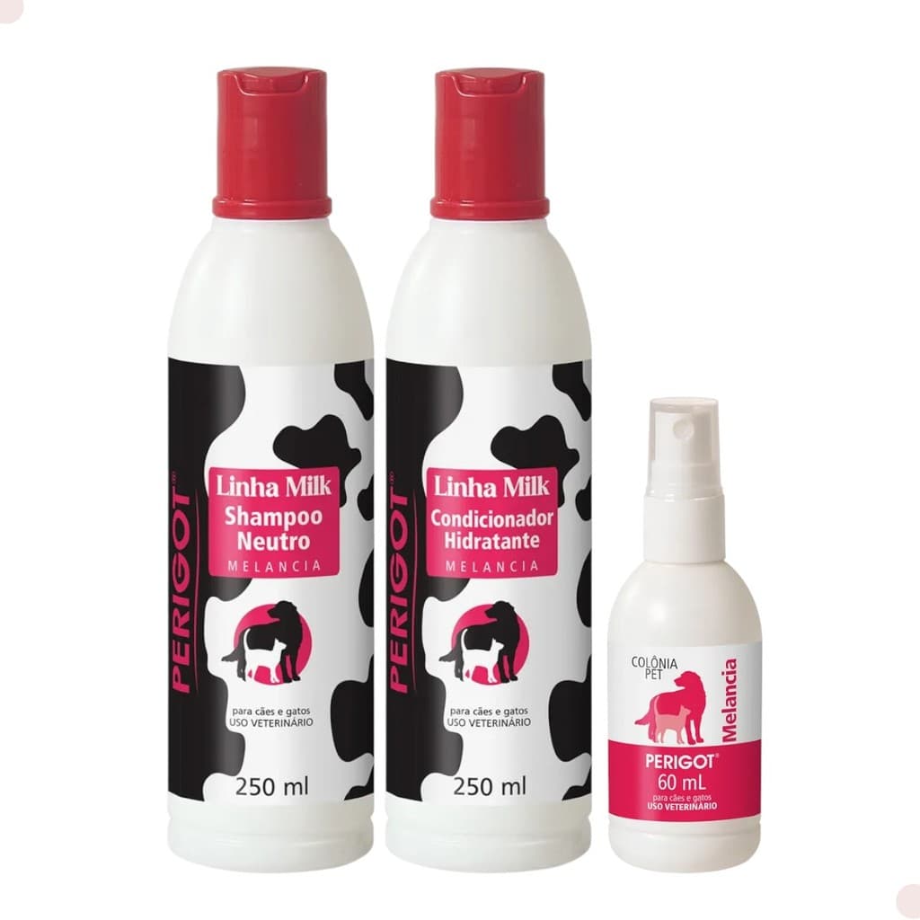 Kit Shampoo Condicionador 250ml Colonia Melancia Perigot