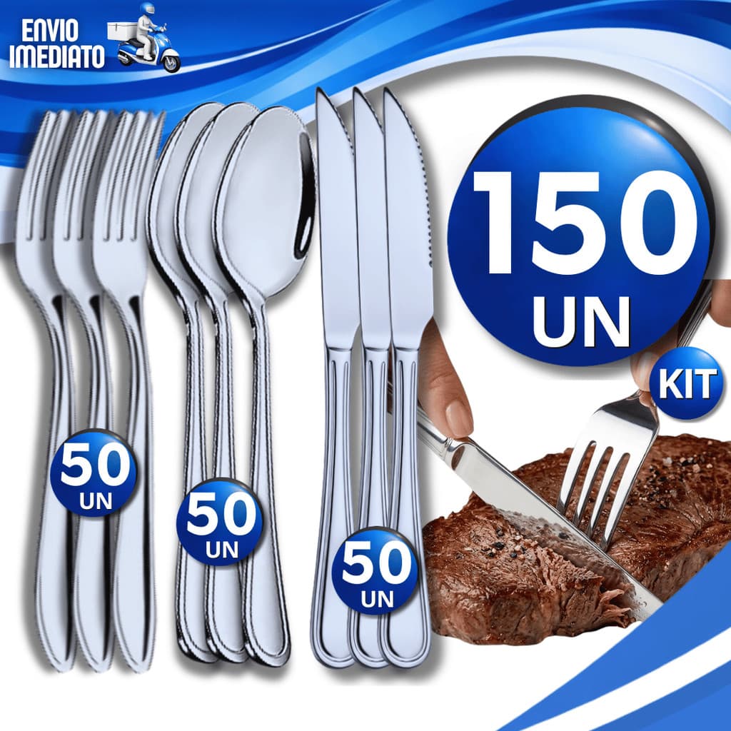 Garfo Faca e Colheres Talheres em Aço Inox Cozinha Restaurante Buffet Qualidade Em Talher Utensílios