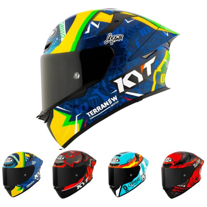 Capacete Moto Esportivo Kyt Tt Revo Com Aerofólio Diversos Modelos