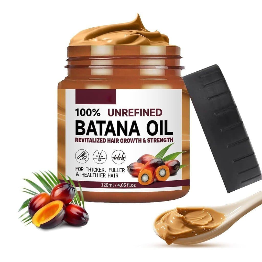 Óleo Capilar Natural Kuri Nuka Batana, Óleo Batana Não Refinado Kuri Nuka para Crescimento Capilar, Óleos Batana 100% Na