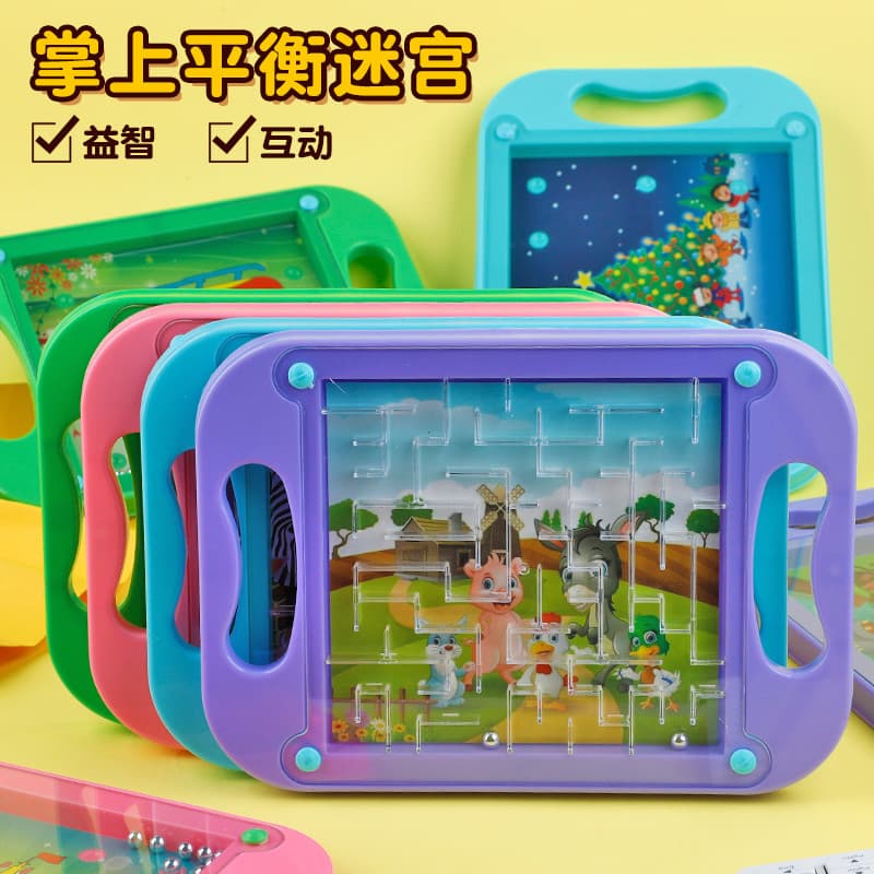 Labirinto brinquedo Roll-On jardim de infância pequeno presente prêmios estudantes da escola primária crianças pensando