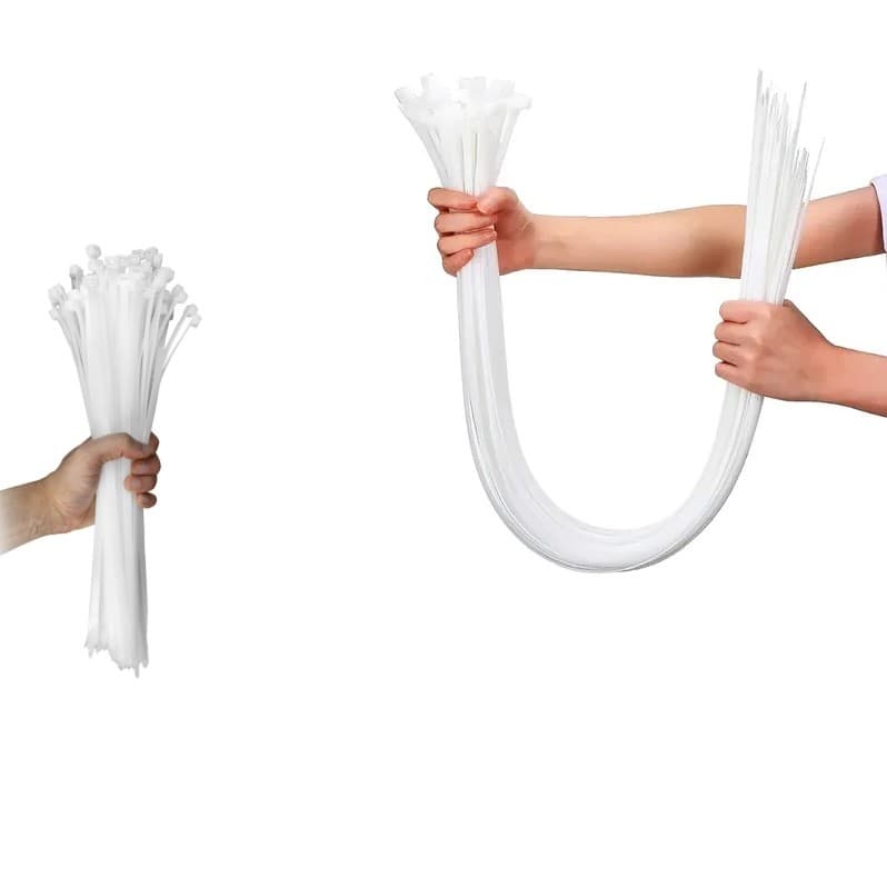 Abraçadeira de Nylon 8,8x900mm 90cm Gigante Trava BRANCA 065