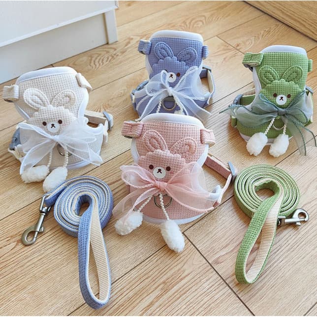 Coleira para cães estilo colete, adequada para cães pequenos, guia cães Teddy e Bichon, cinta peitoral para gatos,