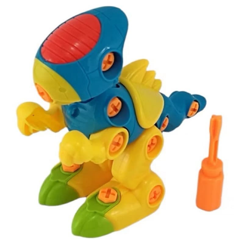 Brinquedo Dinossauro Monta E Desmonta Com Chave  Acima De 3 Anos