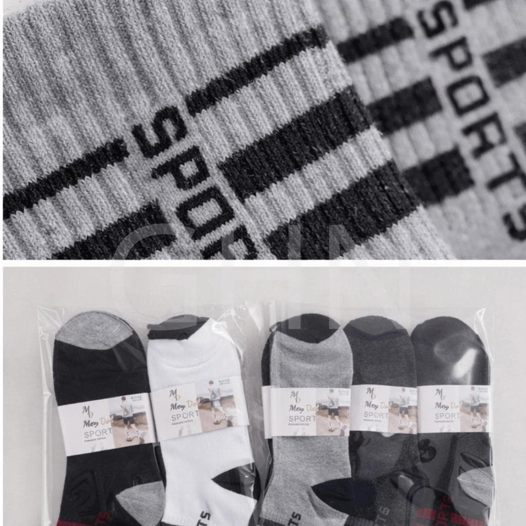 Kit 12 ou 6 Pares Meias Esportivas Masculinas Cano Médio Meia Sport Academia