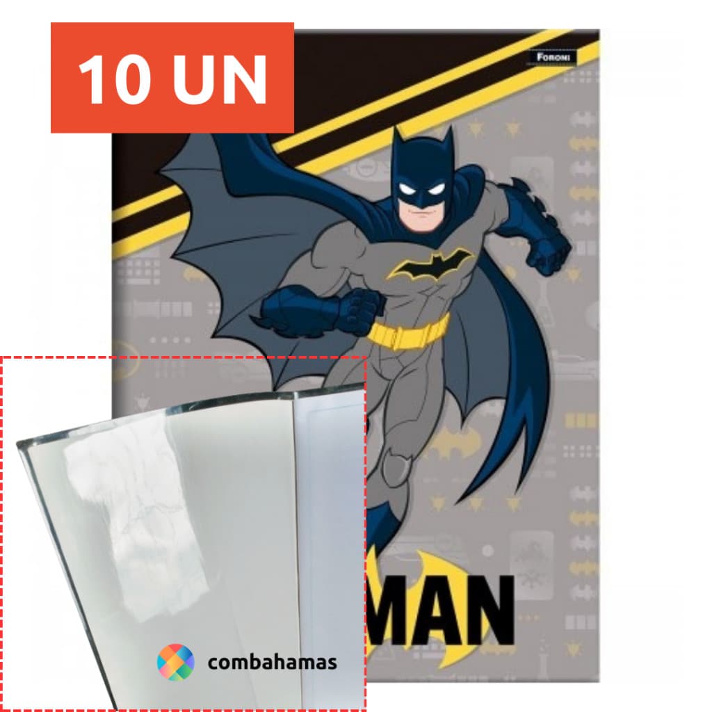 CAPA PRONTA PARA CADERNO BROCHURÃO CAPA DURA 80/96 FLS, COMBAHAMAS, 10 UN