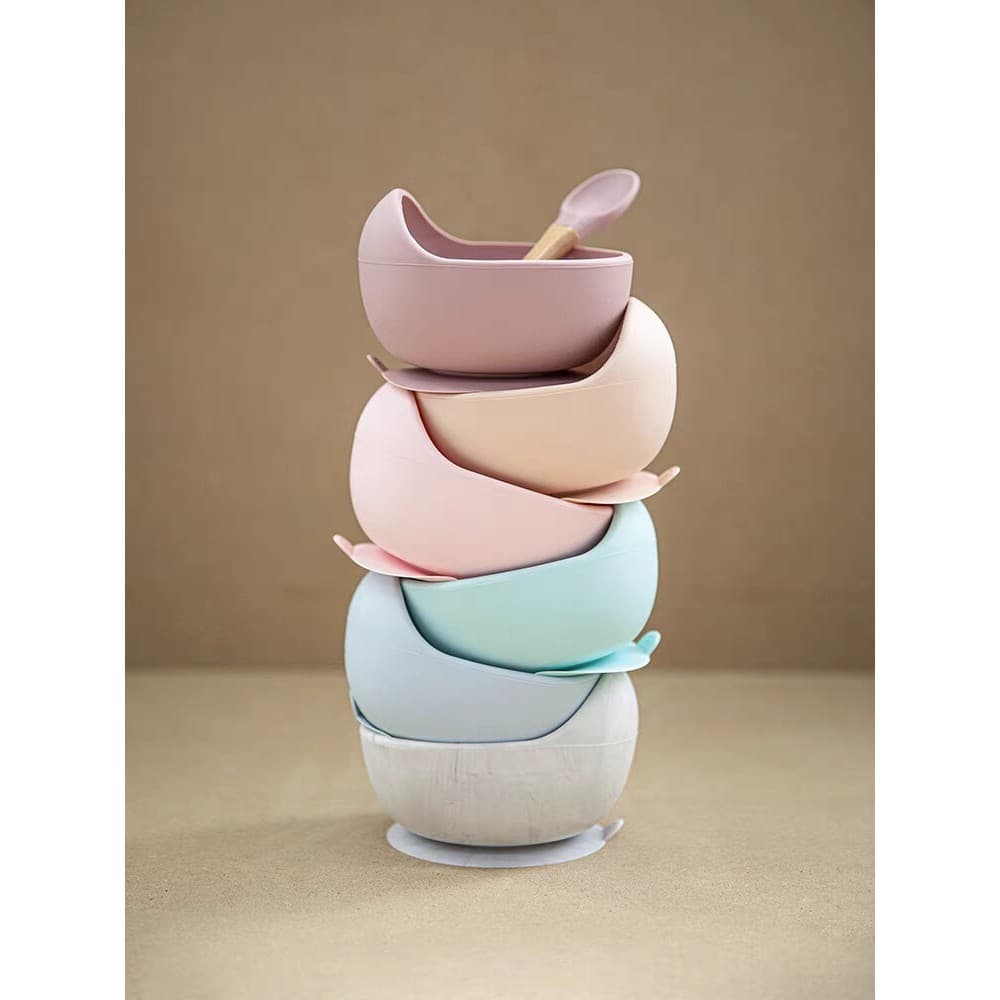 Canadian Gliterspice glitterspice Bebê Silicone Ventosa Tigela Suplemento Alimentar para Bebê Tigela Jantar Tigela Colhe