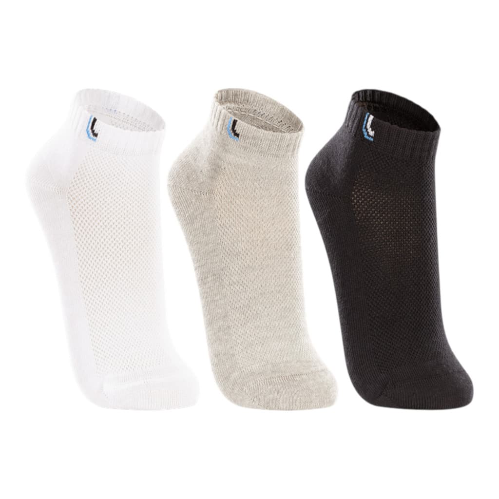 Lupo Meia 3225 Kit 3 Pares Invisível Unissex