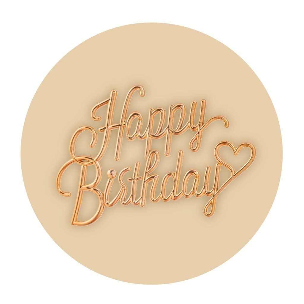 Capa Painel Redondo 50x50cm Sublimado Tema Happy Birthday FIRE