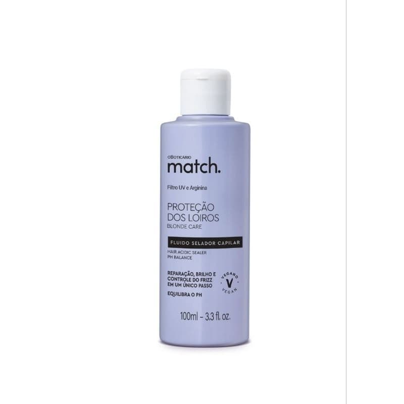 Fluido Selador Capilar Match Proteção dos Loiros 100ml