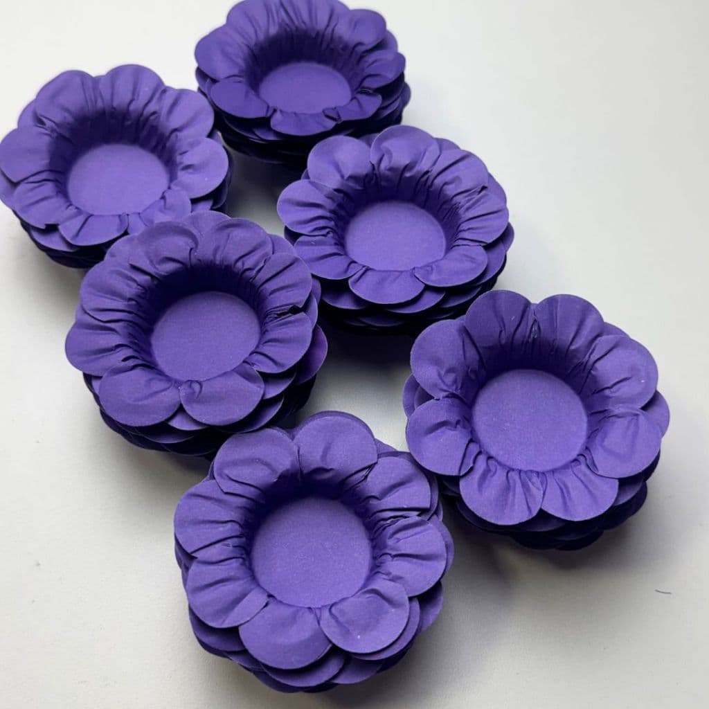 350 Forminhas Doces Finos Flor Garden Luxo – Casamento, Festa e Eventos Elegantes