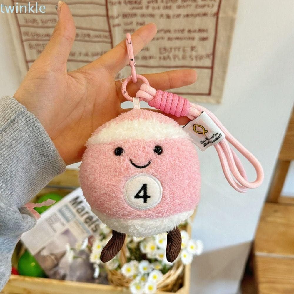 Pingente De Bolas De Bilhar TWINKLE , Brinquedo De Pelúcia De 6 Cores E 10 Cm Macio De Simulação De Anime De Desenho Ani