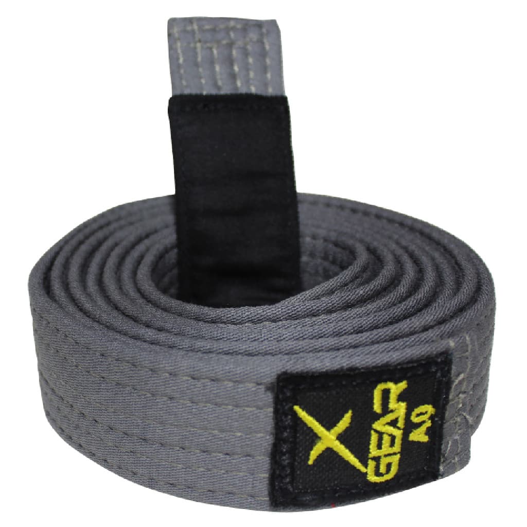 Faixa Cinza Jiu Jitsu (com ponta preta) - XGear