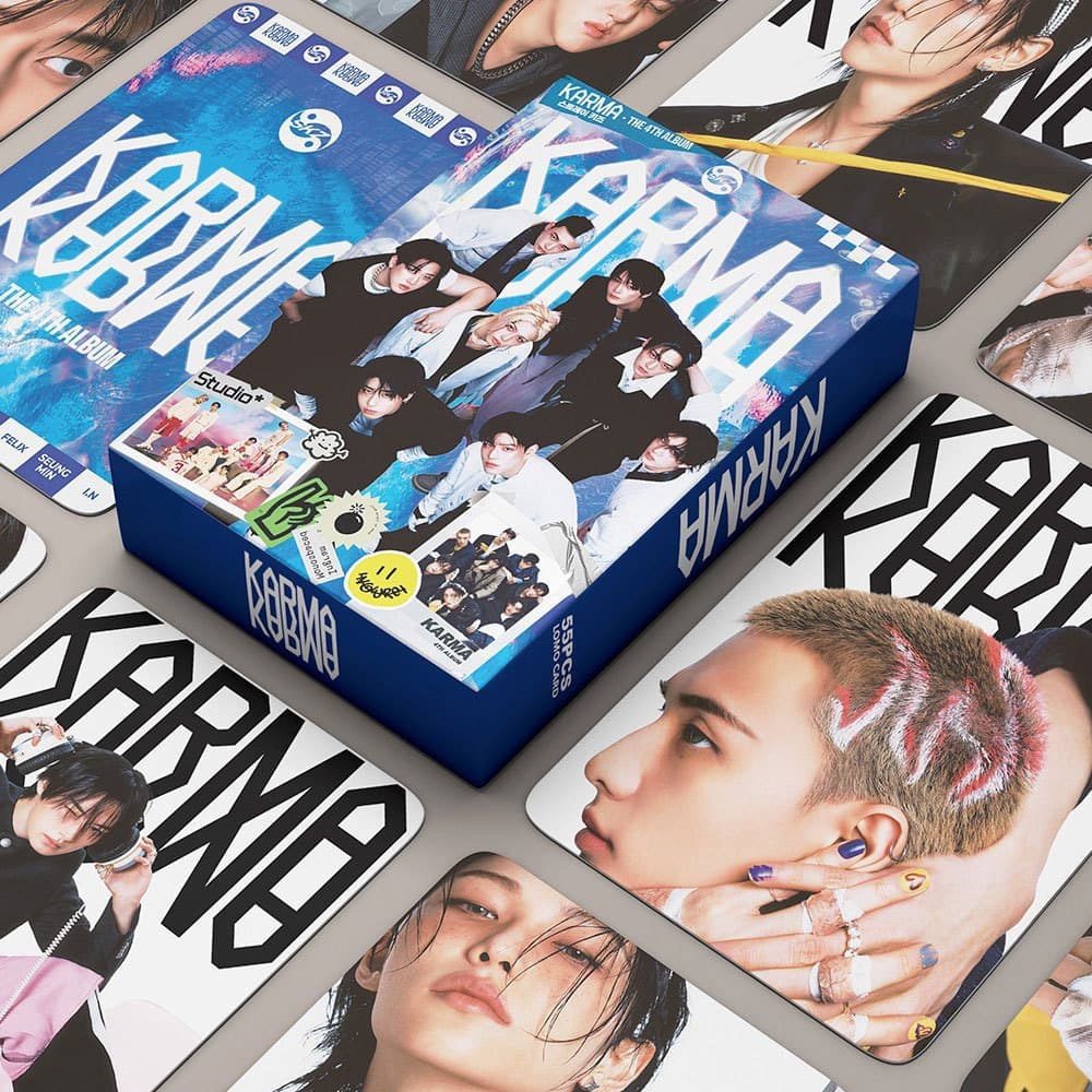 Álbum de Fotos Stray Kids Karma, Cartão de Coleção de Ídolos como Lembrança