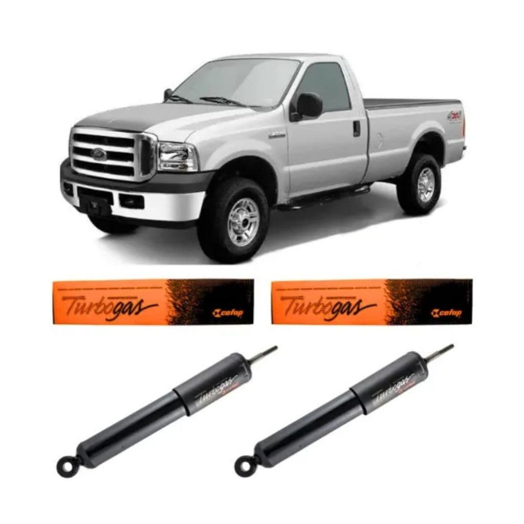Kit Amortecedor Traseiro Ford F250 2008 Motor Cummins GL12725 Suspensão Reforçada Pick-up Diesel
