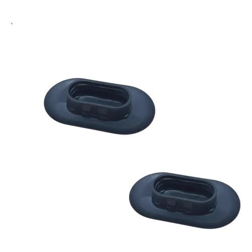 2 Tampa Furo Assoalho Oval Fiat 40x20 Original 46845582