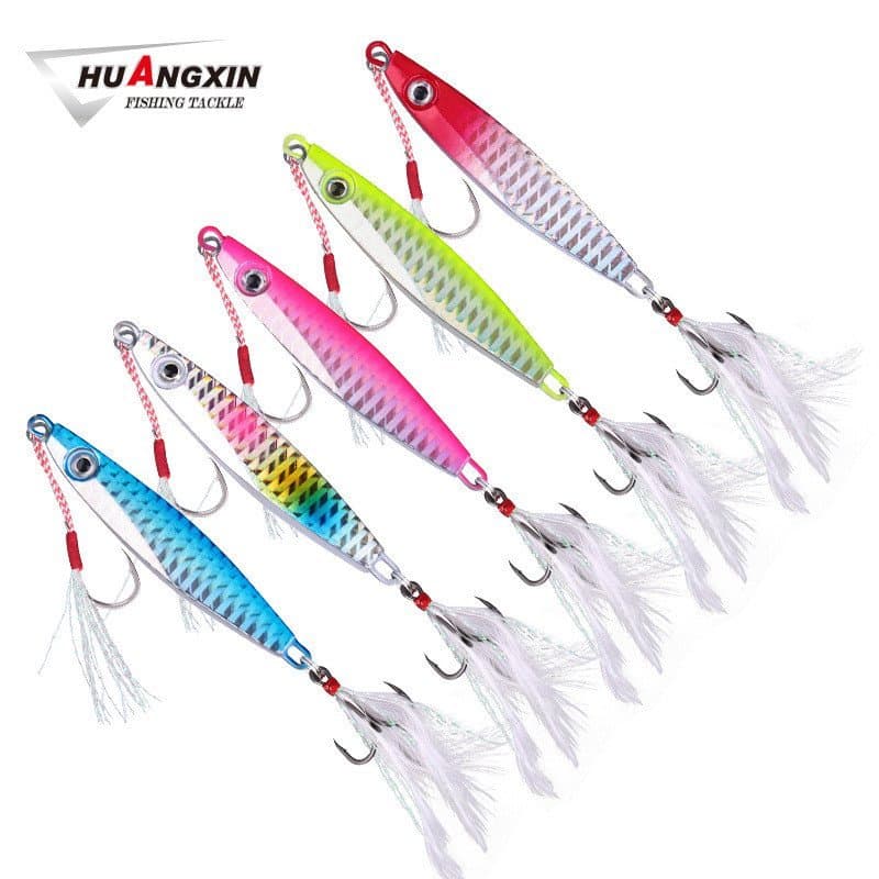 Isca spinnerbait de placa metálica, isca rígida de placa metálica, isca biônica para pesca em água doce, adequada para p