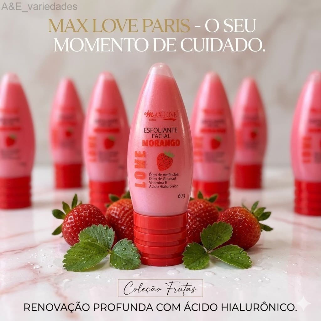 Esfoliante Facial Morango Max LoveHGR1