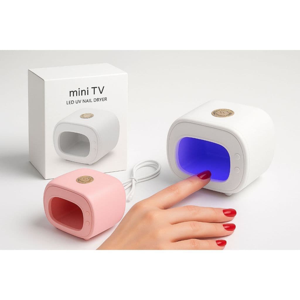Mini Cabine UV LED Profissional Portátil – Secagem Ultra Rápida para Unhas em Gel