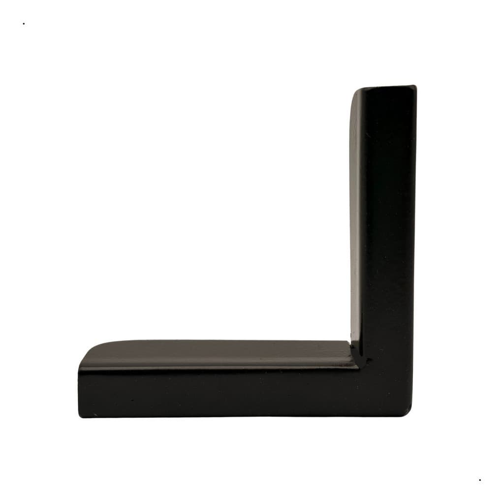 Perfil U Inox Canto Preto Cantoneira L 90° Graus Vidro 10mm