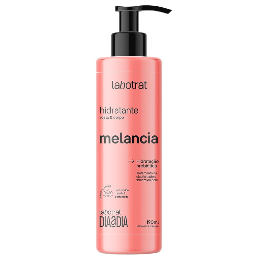 Hidratante corporal Melancia Creme desodorante pele seca