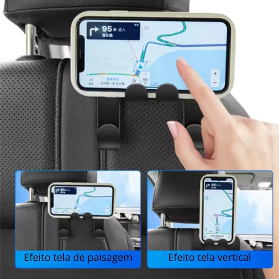 Suporte Veicular Porta Celular, Bolsas, Sacolas, Mochilas