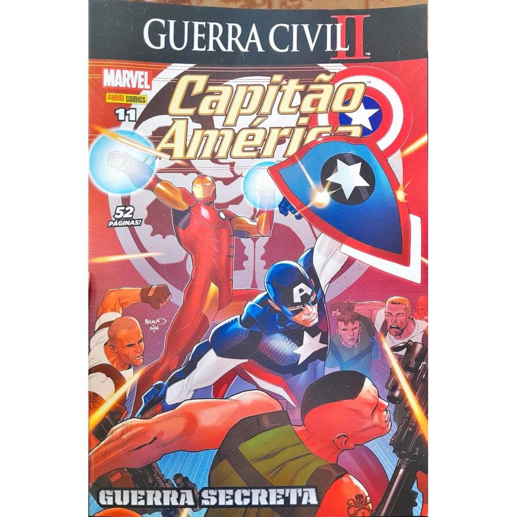 Guerra Civil II Capitão América Nº 11 Guerra Secreta de Marvel 7767742