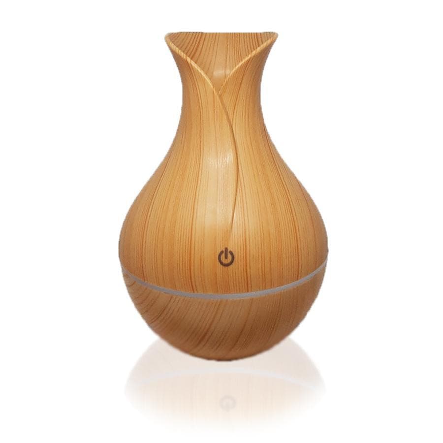 Umidificador e Difusor Ultrassônico Vaso - 200ml (Bege)