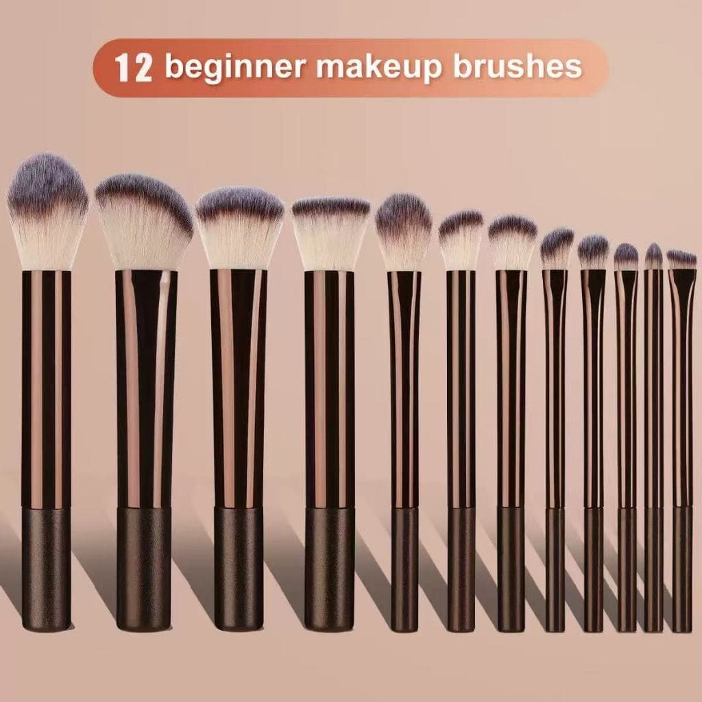DAGUAN KIT 12 Pçs Set Conjunto De Pincéis De Maquiagem Profissional