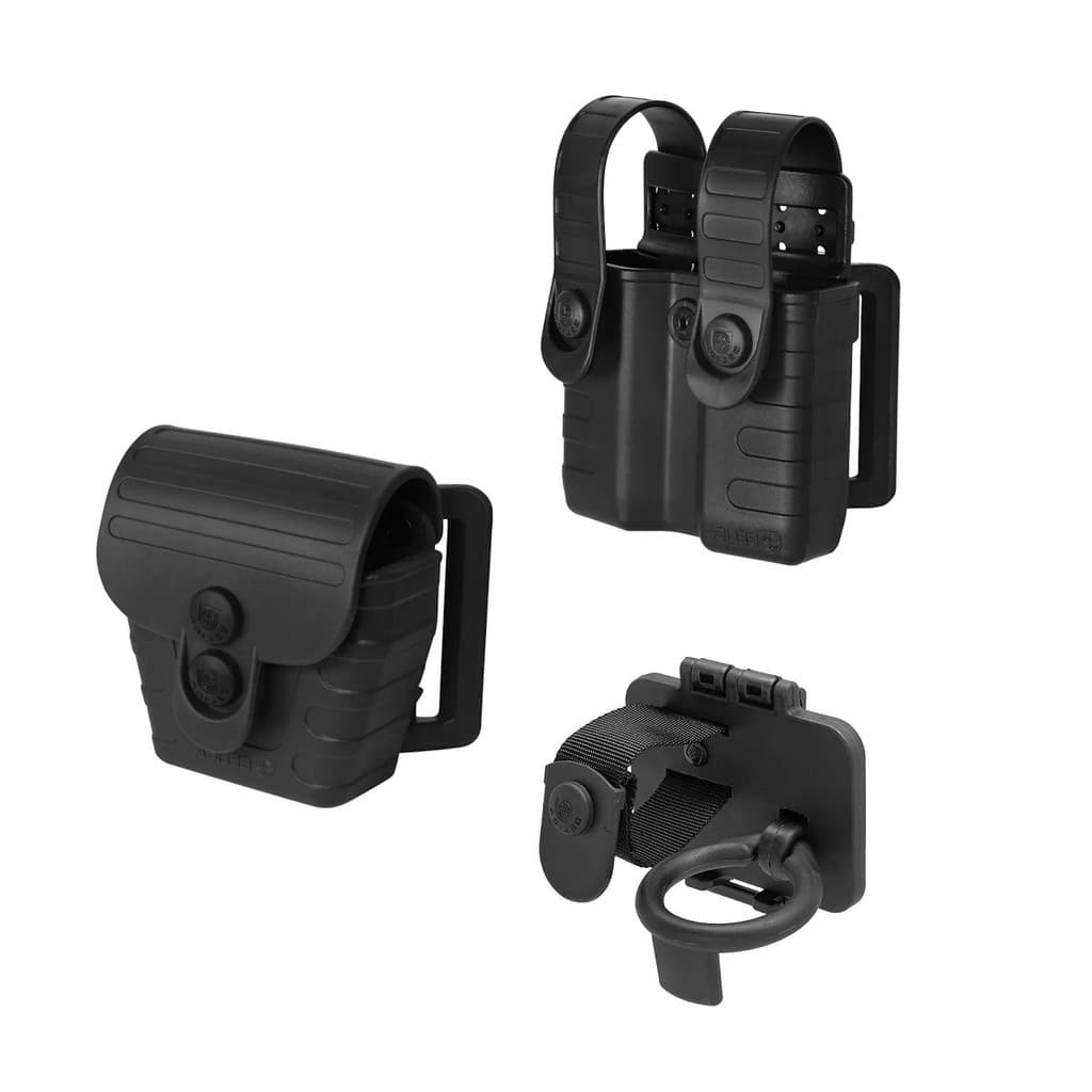 Porta Carregador + Porta Algema + P. Tonfa Bélica Militar NF
