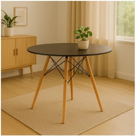 Mesa Eames 70cm Branca Ideal para Sala de Jantar ou Escritório Escolha a Cor