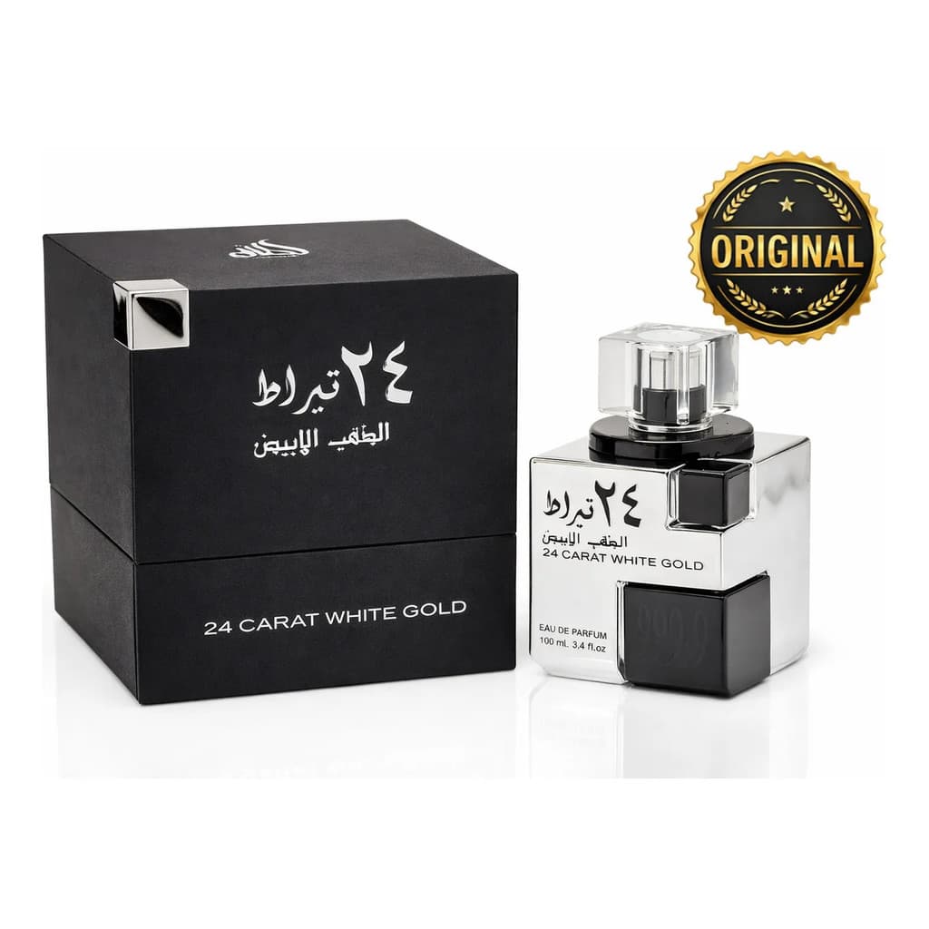 Perfume Lattafa 24 Carat White Gold Eau De Parfum 100 Ml