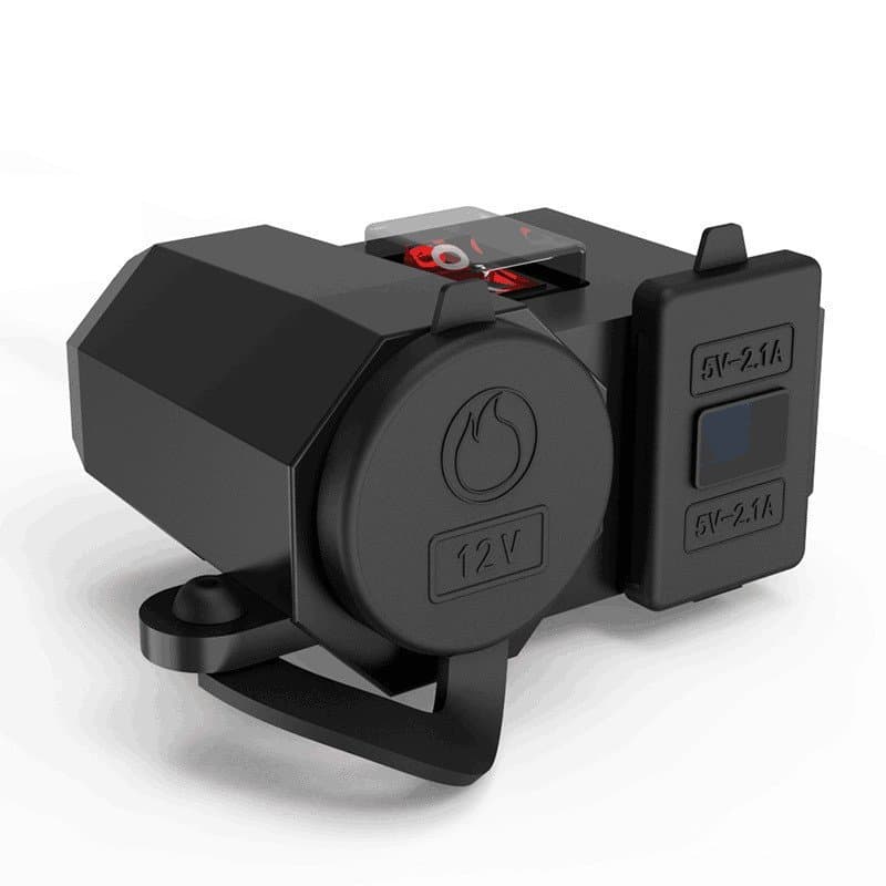 Sistema de navegação a bordo modificado para motocicletas, carregador USB para celular para motos de cross-country, carr
