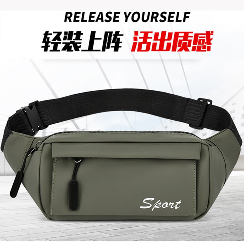 Bolsa de cintura masculina e feminina, multifuncional, à prova d'água, resistente ao desgaste, esportes ao ar livre, car