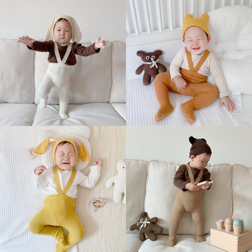Coco mãe bebê macacão de malha versão coreana influenciador bonito bebê grande pp calças de cintura alta outono Leggings