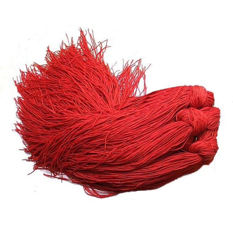 Cordão Vermelho DIY de Alta Qualidade, Fio de Jade, Cordão Vermelho Fino de Aproximadamente 65cm, Cordão para Colar, Cor