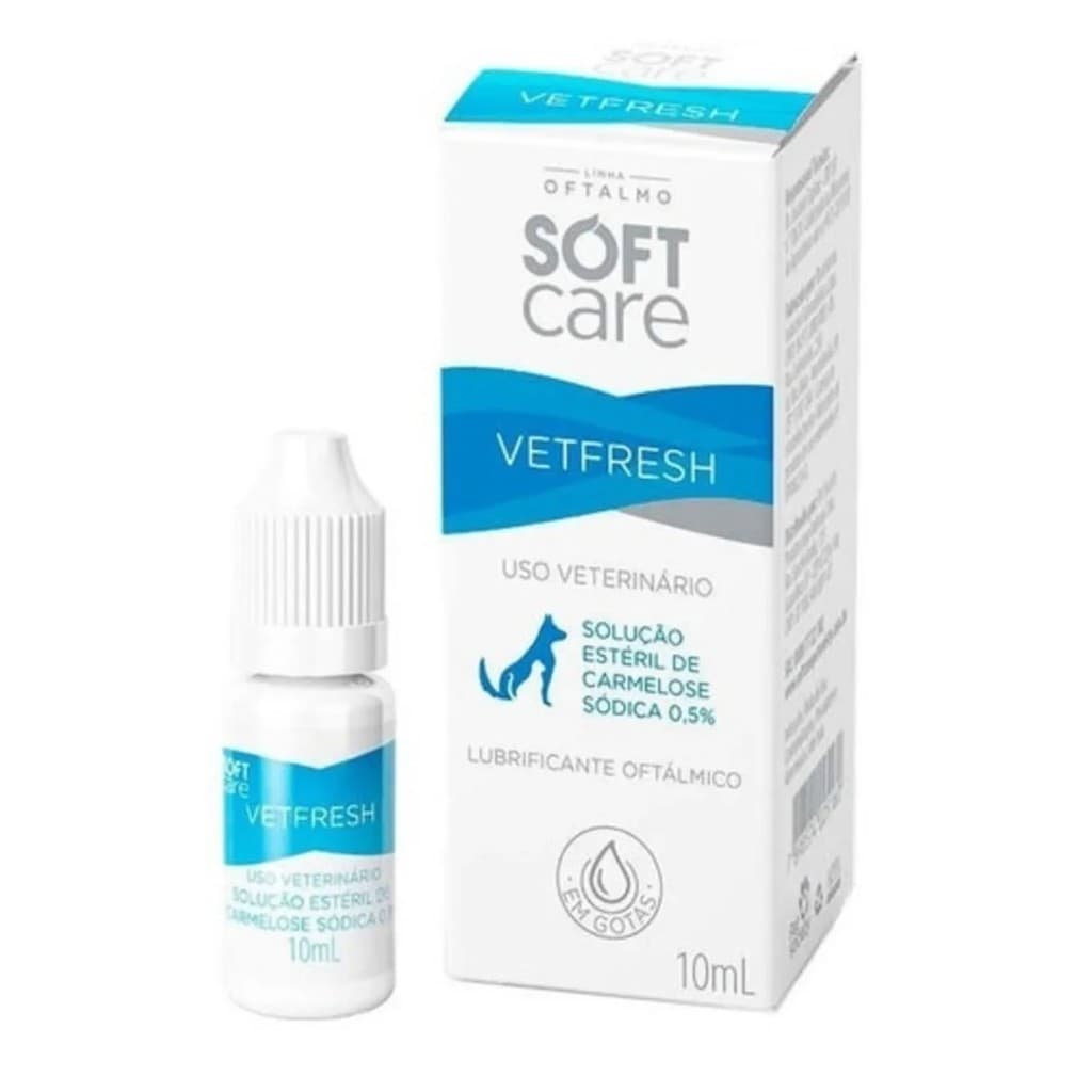 Vetfresh Colirio Lubrificante Soft Care 10 Ml Caes E Gatos