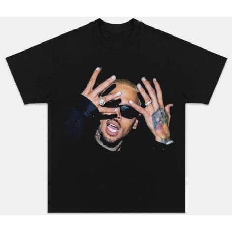 Camiseta Chris Brown Adulto Lançamento Unissex Em 100% Algodão