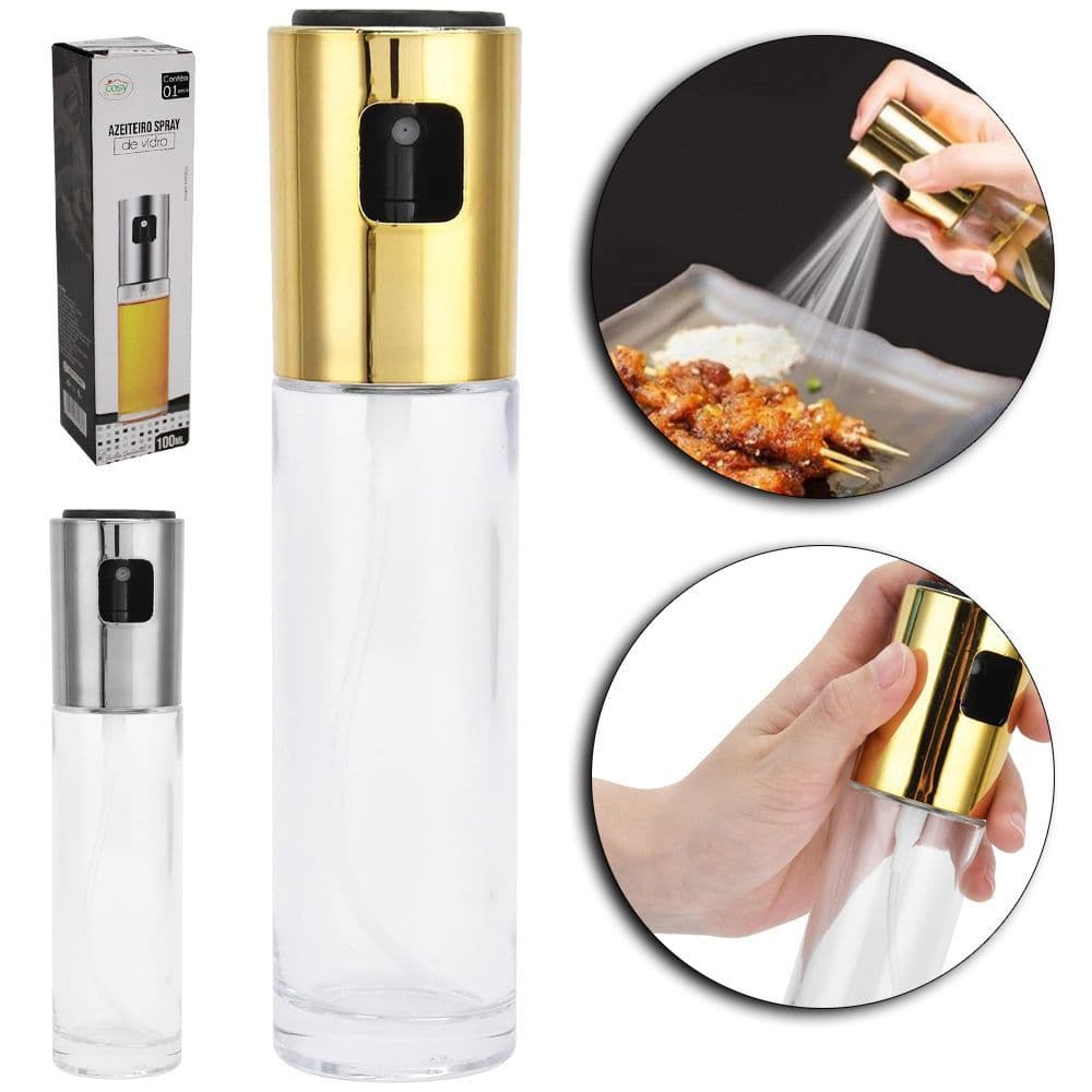 Spray Pulverizador Vidro Borrifador Azeite Vinagre Cozinha