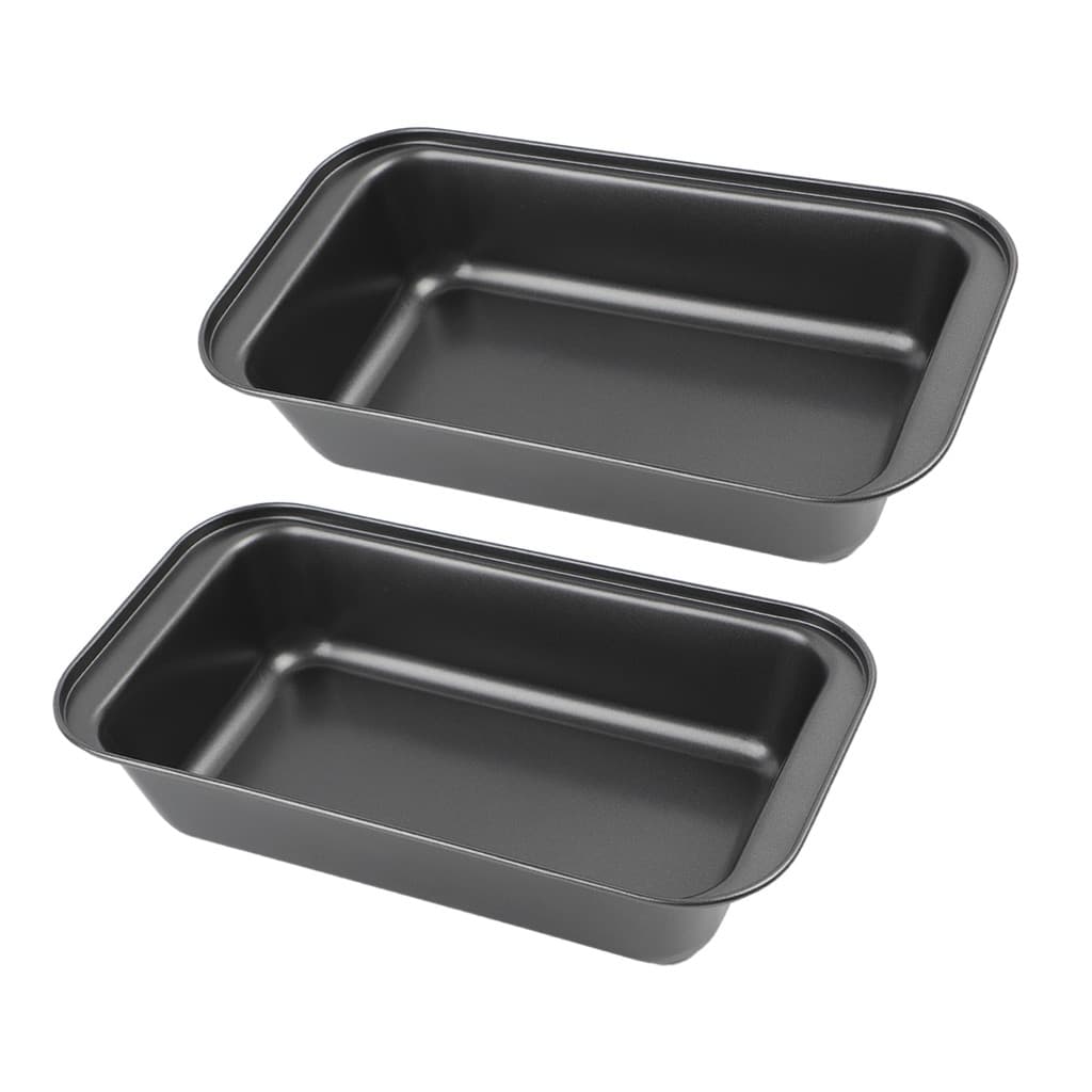 Kit 2 Assadeira Retangular  Teflon Antiaderente 28x15x5cm  para Bolos Tortas Lasanhas Pães e Assados