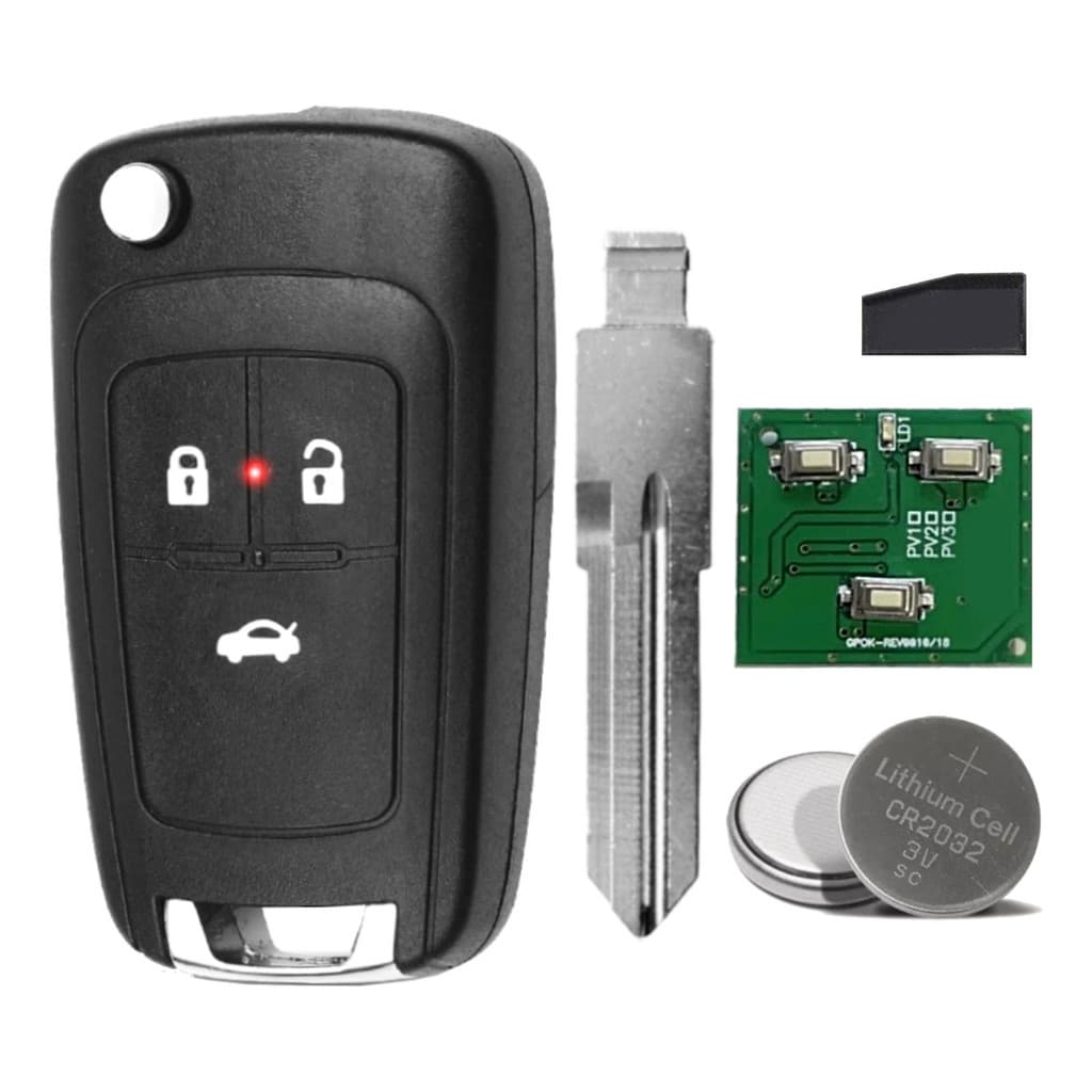Chave Canivete Pósitron Gm Celta Corsa Lâmina L + Chip T16