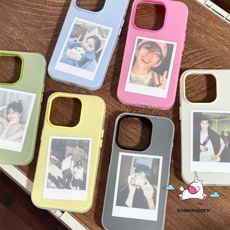 Personalizável Com Foto Capa Para iPhone 17 Air 16 15 14 Plus 13 12 11 Pro Max 16e 2 Em 1 Silicone