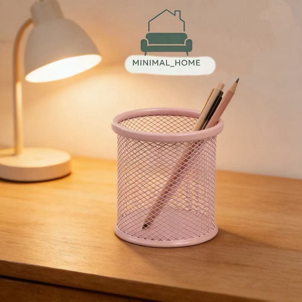 Porta Lápis e Canetas Aramado WJ-012 | Organizador Prático para Papelaria e Escritório